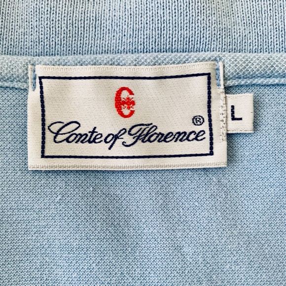 Conte of Florence Polo Shirt Men’s Size L - Picture 3 of 6